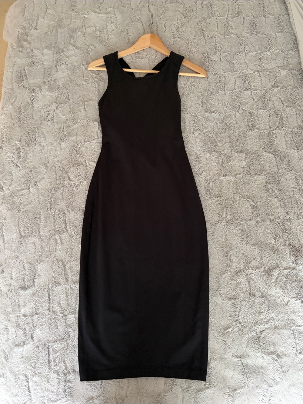 lululemon athletica Black Midi Sheath Dress